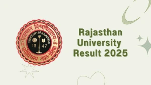 Rajasthan University B.Sc Final Result 2025 Released at uniraj.ac.in Direct Link to Download UG Course Result
