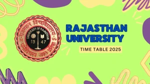 Rajasthan University Time Table 2025 Announced @ uniraj.ac.in Details Here Rajasthan University Time Table 2025 Announced @ uniraj.ac.in Details Here