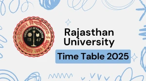 Rajasthan University Time Table 2025 Announced @ uniraj.ac.in Details Here