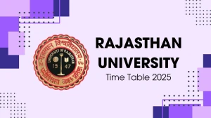 Rajasthan University Time Table 2025 Announced @ uniraj.ac.in Details Here