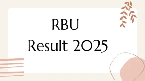 RBU Result 2025 Released at rbu.ac.in Direct Link to Download 1st and 3rd Semester Result