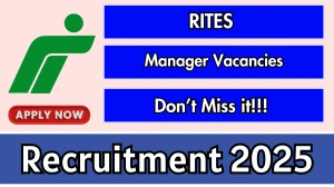 RITES Senior Manager /Dy. General Manager Recruitment 2025 - Apply Offline