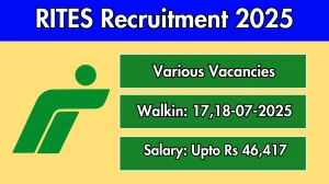 RITES Recruitment 2025 – Walk in for Site Surveyor, Quality Control Expert Posts