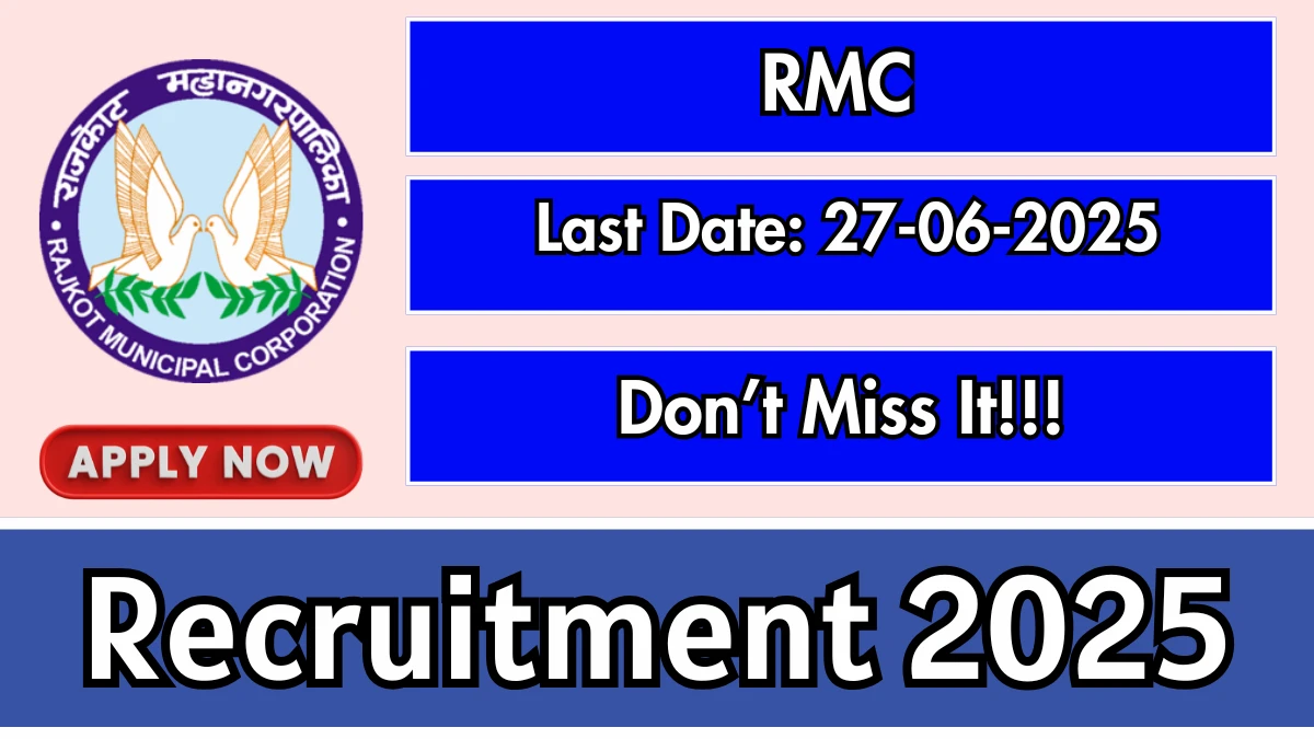RMC Khatakiya Tapas Adhikari Recruitment 2025 - Apply Online