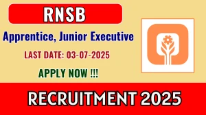 RNSB Recruitment 2025 - Apply Online for Apprentice, Junior Executive Posts