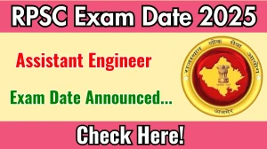 RPSC Assistant Engineer Exam Date 2025 Announced at rpsc.rajasthan.gov.in Exam details here RPSC Assistant Engineer Exam Date 2025 Announced at rpsc.rajasthan.gov.in Exam details here