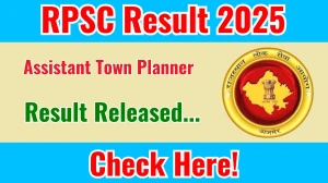 RPSC Assistant Town Planner Result 2025 Out at rpsc.rajasthan.gov.in, Direct Link to Download Result PDF Here RPSC Assistant Town Planner Result 2025 Out at rpsc.rajasthan.gov.in, Direct Link to Download Result PDF Here