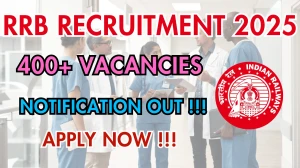RRB Paramedical Recruitment 2025 Vacancy Notification Out For 403 Post RRB Paramedical Recruitment 2025 Vacancy Notification Out For 403 Post