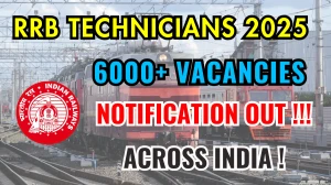 RRB Technician Recruitment 2025 - Apply Online for 6238 Posts