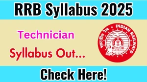 RRB Technician Syllabus 2025 Out Direct Link to Download Syllabus PDF here