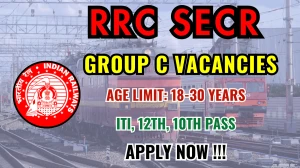 RRC SECR Group C Recruitment 2025 - Apply Online RRC SECR Group C Recruitment 2025 - Apply Online