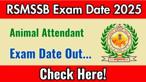 RSMSSB Animal Attendant Exam Date 2025 Announced at rsmssb.rajasthan.gov.in Exam details here RSMSSB Animal Attendant Exam Date 2025 Announced at rsmssb.rajasthan.gov.in Exam details here