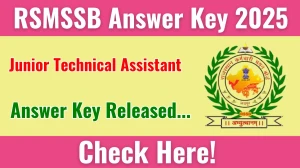 RSMSSB JTA Answer Key 2025 Released: Download the answer key at rsmssb.rajasthan.gov.in. RSMSSB JTA Answer Key 2025 Released: Download the answer key at rsmssb.rajasthan.gov.in.