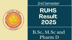 RUHS Result 2025 Released at ruhsraj.org Direct Link to Download 2nd Semester Result