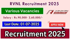 RVNL Recruitment 2025 - Apply Offline for 1 Additional General Manager or Joint General Manager Posts