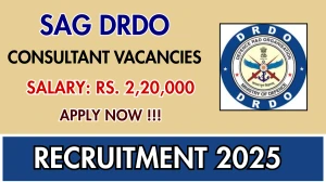 SAG DRDO Consultant Recruitment 2025 - Apply Offline SAG DRDO Consultant Recruitment 2025 - Apply Offline