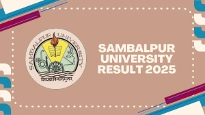 Sambalpur University Result 2025 Released at suniv.ac.in Direct Link to Download 3rd, 4th Sem Result