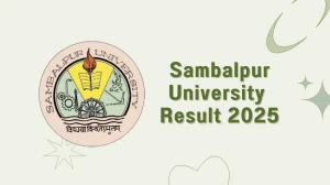 Sambalpur University Result 2025 Released at suniv.ac.in Direct Link to Download 4th Sem Result