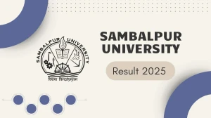 Sambalpur University Result 2025 Released at suniv.ac.in Direct Link to Download 4th Semester Result