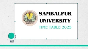 Sambalpur University Time Table 2025 Announced @ suniv.ac.in Details Here Sambalpur University Time Table 2025 Announced @ suniv.ac.in Details Here