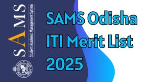 SAMS Odisha ITI Merit List 2025 Out Today at samsodisha.gov.in How to check Merit List Here