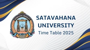 Satavahana University Time Table 2025 Announced @ satavahana.ac.in Details Here Satavahana University Time Table 2025 Announced @ satavahana.ac.in Details Here