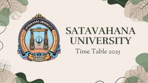 Satavahana University Time Table 2025 Announced @ satavahana.ac.in Details Here Satavahana University Time Table 2025 Announced @ satavahana.ac.in Details Here