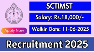 SCTIMST Project Technical Support Recruitment 2025 – Walk in for 1 Posts