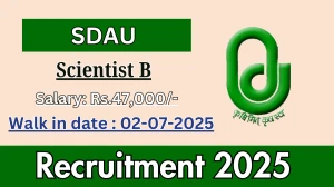 SCTIMST Scientist B Recruitment 2025 – Walk in