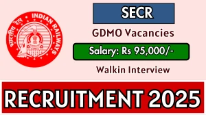 SECR GDMO Recruitment 2025 – Walk in