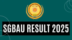 SGBAU Result 2025 Released at sgbau.ucanapply.com Direct Link to Download 1st Semester Result