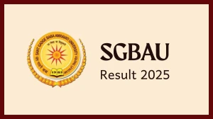 SGBAU Result 2025 Released at sgbau.ucanapply.com Direct Link to Download 3rd Sem Result