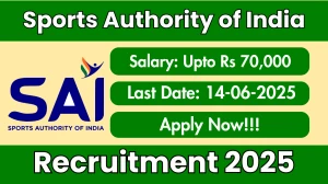 Sports Authority of India Junior Estimator and Quantity Surveyor Recruitment 2025 - Apply Online