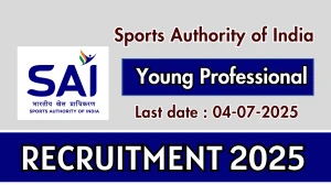 Sports Authority of India Young Professional Recruitment 2025 - Apply Online