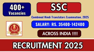 SSC Combined Hindi Translators JHT Recruitment 2025 - Apply Online for 437 Posts