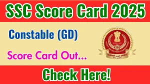 SSC Constable (GD) Scorecard 2025 Out at ssc.gov.in, Direct Link to Download Scorecard PDF Here SSC Constable (GD) Scorecard 2025 Out at ssc.gov.in, Direct Link to Download Scorecard PDF Here