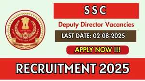 SSC Deputy Director Recruitment 2025 - Apply Offline for 01 Posts SSC Deputy Director Recruitment 2025 - Apply Offline for 01 Posts