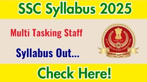 SSC MTS Syllabus 2025 Out Direct Link to Download Syllabus PDF here SSC MTS Syllabus 2025 Out Direct Link to Download Syllabus PDF here