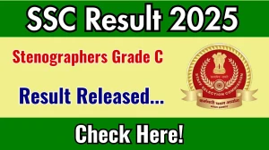 SSC Stenographers Grade C 2023 Final Result Out at ssc.gov.in, Direct Link to Download Result PDF Here