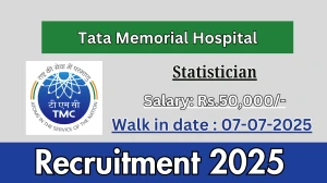 Tata Memorial Hospital Statistician Recruitment 2025 – Walk in Tata Memorial Hospital Statistician Recruitment 2025 – Walk in