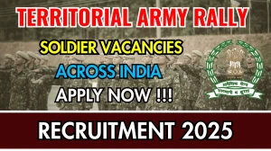 Territorial Army 127 Infantry Battalion Recruitment Rally 2025 - Apply for 62 Soldier Posts Territorial Army 127 Infantry Battalion Recruitment Rally 2025 - Apply for 62 Soldier Posts