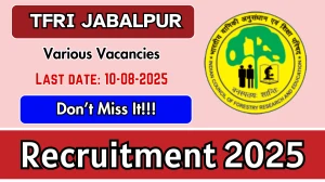 TFRI Group C Recruitment 2025 - Apply Online for 14 Technical Assistant, Forest Guard and Other Posts