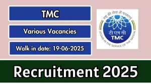 TMC Recruitment 2025 – Walk in for 09 Technician, Pharmacist and More Posts
