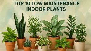Top 10 Low Maintenance Indoor Plants for Your Home (without care / Zero care) in 2025