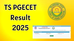 TS PGECET Result 2025 Released at pgecet.tgche.ac.in Direct Link to Download Result
