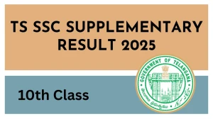 TS SSC Supplementary Result 2025 Released at bse.telangana.gov.in Direct Link to Download 10th Class Result