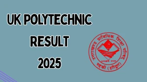 UK Polytechnic Result 2025 Released at ubterjeep.co.in Direct Link to Download Result
