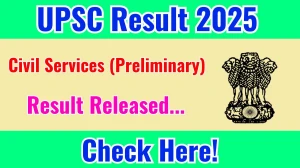 UPSC Civil Services Preliminary Result 2025 Out at upsc.gov.in, Direct Link to Download Result PDF Here UPSC Civil Services Preliminary Result 2025 Out at upsc.gov.in, Direct Link to Download Result PDF Here
