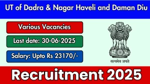 UT of Dadra & Nagar Haveli and Daman Diu Recruitment 2025 – Walk in for 19 Housekeeper, Case Worker and Other Posts