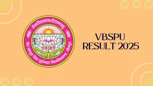 VBSPU Result 2025 Released at vbspuresult.org.in Direct Link to Download 1st, 3rd Sem Result